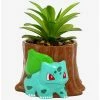 Comedy Pokémon Bulbasaur Tree Stump Faux Succulent Planter - BoxLunch Exclusive