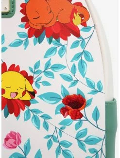 Anime Loungefly Pokémon Sleeping Floral Mini Backpack - BoxLunch Exclusive -BoxLunch shop 16533688 av4