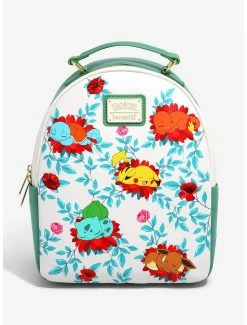 Anime Loungefly Pokémon Sleeping Floral Mini Backpack - BoxLunch Exclusive