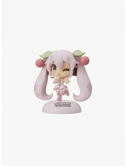 Anime Sega Vocaloid Chubby Collection Sakura Miku (Pastel Ver.) Figure