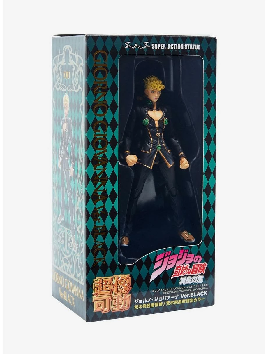 Anime JoJo’s Bizarre Adventure Super Action Statue Giorno Giovanna (Black Ver.) Figure 7 Anime JoJo’s Bizarre Adventure Super Action Statue Giorno Giovanna (Black Ver.) Figure - Image 5