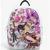 Anime JoJo's Bizarre Adventure Giorno Giovanna Group Floral Mini Backpack