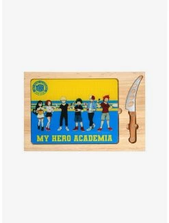 Anime My Hero Academia Heroes Cutting Board Set With Knife -BoxLunch shop 17868793 av2