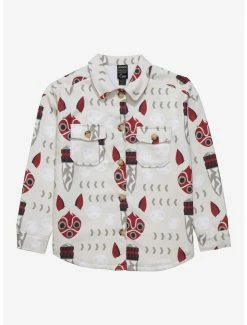 Anime Studio Ghibli Princess Mononoke San's Mask Polar Fleece Jacket - BoxLunch Exclusive