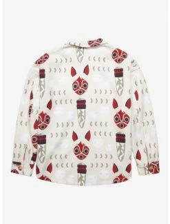 Comedy Studio Ghibli Princess Mononoke San's Mask Plus Size Polar Fleece Jacket - BoxLunch Exclusive -BoxLunch shop 18638314 av1