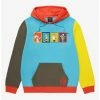 Anime Jujutsu Kaisen End Credits Color Block Hoodie - BoxLunch Exclusive -BoxLunch shop 18671200 hi