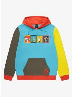 Anime Jujutsu Kaisen End Credits Color Block Hoodie - BoxLunch Exclusive
