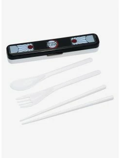 Anime Demon Slayer: Kimetsu No Yaiba Reusable Utensil Set