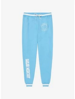 Anime Pretty Guardian Sailor Moon Sailor Mercury Varsity Joggers - BoxLunch Exclusive