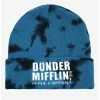 Comedy The Office Dunder Mifflin Tie-Dye Cuff Beanie - BoxLunch Exclusive -BoxLunch shop 18809341 hi