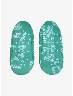 Comedy Friends Central Perk Logo Slipper Socks - BoxLunch Exclusive -BoxLunch shop 19183844 av2