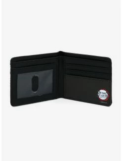 Anime Demon Slayer: Kimetsu No Yaiba Tanjiro Kamado Water Breathing Bifold Wallet - BoxLunch Exclusive -BoxLunch shop 19386414 av2