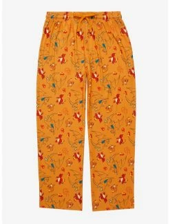 Anime Pokémon Fire Type Evolutions Allover Print Sleep Pants - BoxLunch Exclusive