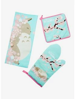 Anime Studio Ghibli My Neighbor Totoro Sleepy Cherry Blossoms Kitchen Set - BoxLunch Exclusive