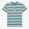 Anime Studio Ghibli My Neighbor Totoro Running Totoro Embroidered Striped T-Shirt - BoxLunch Exclusive