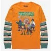 Anime Teenage Mutant Ninja Turtles X Naruto Layered Long Sleeve T-Shirt - BoxLunch Exclusive -BoxLunch shop 19603596 hi