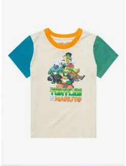 Anime Teenage Mutant Ninja Turtles X Naruto Color Block Toddler T-Shirt - BoxLunch Exclusive