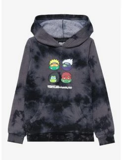 Anime Teenage Mutant Ninja Turtles X Naruto Youth Tie-Dye Hoodie - BoxLunch Exclusive