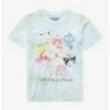 Anime Sanrio Hello Kitty And Friends Fruits Tie-Dye Youth T-Shirt - BoxLunch Exclusive