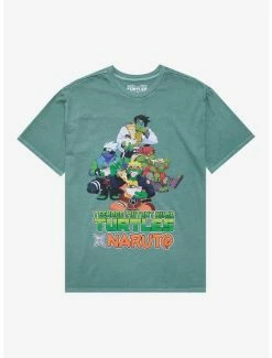 Anime Teenage Mutant Ninja Turtles X Naruto Group Shot T-Shirt - BoxLunch Exclusive