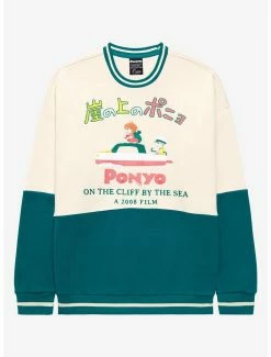 Anime Studio Ghibli Ponyo Panel Crewneck - BoxLunch Exclusive