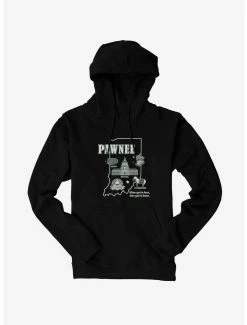 Comedy Parks And Recreation Pawnee Map Hoodie