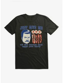 Comedy Parks And Recreation Ron And Breakfast T-Shirt