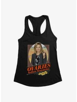 Comedy Parks And Recreation Ovaries Before Brovaries Womens Tank Top