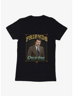 Comedy Parks And Recreation Sufficient Friends Womens T-Shirt