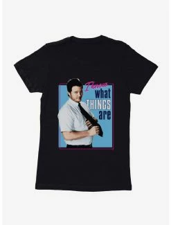 Comedy Parks And Recreation Andy Knows Things Womens T-Shirt