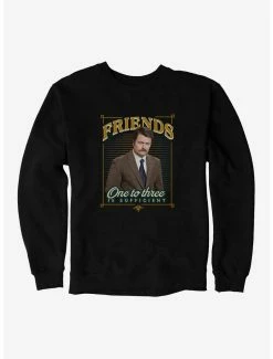 Comedy Parks And Recreation Sufficient Friends Sweatshirt