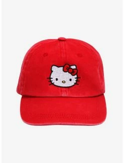 Anime Sanrio Hello Kitty Embroidered Cap - BoxLunch Exclusive