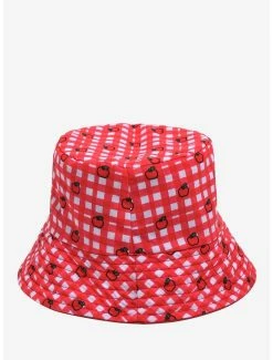 Anime Sanrio Hello Kitty Reversible Gingham Bucket Hat - BoxLunch Exclusive -BoxLunch shop 19836119 av3