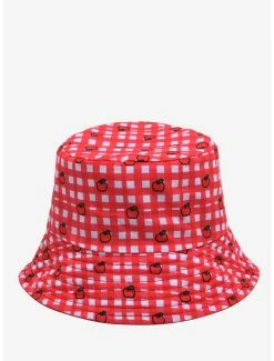 Anime Sanrio Hello Kitty Reversible Gingham Bucket Hat - BoxLunch Exclusive -BoxLunch shop 19836119 av5