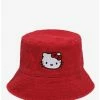 Anime Sanrio Hello Kitty Reversible Gingham Bucket Hat - BoxLunch Exclusive -BoxLunch shop 19836119 hi