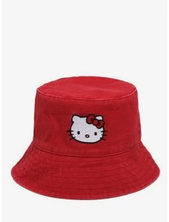 Anime Sanrio Hello Kitty Reversible Gingham Bucket Hat - BoxLunch Exclusive