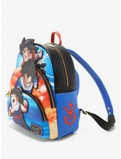 Anime Loungefly Dragon Ball Z Trio Portrait Mini Backpack -BoxLunch shop 19840469 av2