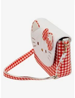 Anime Loungefly Sanrio Hello Kitty Gingham Crossbody Bag -BoxLunch shop 19840493 av2