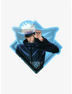 Anime Jujutsu Kaisen Satoru Gojo Portrait & Symbol Lenticular Sticker - BoxLunch Exclusive