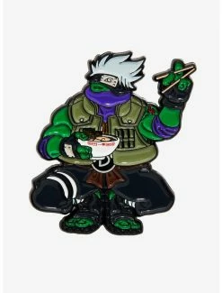 Anime Teenage Mutant Ninja Turtles X Naruto Donatello As Kakashi Enamel Pin - BoxLunch Exclusive