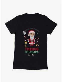 Comedy The Office Two Santas Womens T-Shirt