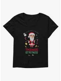 Comedy The Office Two Santas Womens T-Shirt Plus Size