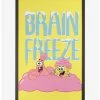Cartoons Spongebob Squarepants Brain Freeze Framed Poster -BoxLunch shop 20636718 hi