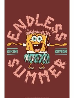 Cartoons Spongebob Squarepants Bikini Bottom Endless Summer Poster