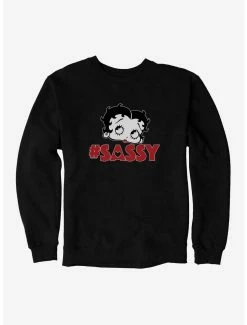 Cartoons Betty Boop Hashtag Sassy Sweatshirt