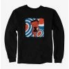 Cartoons Betty Boop Orange Mod Mood Sweatshirt -BoxLunch shop 20641658 hi