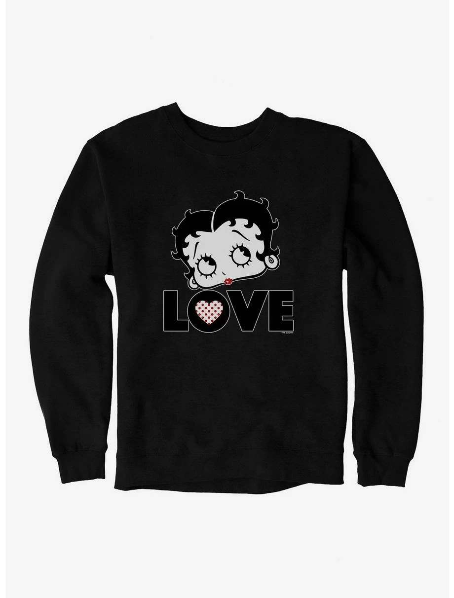 Cartoons Betty Boop Polka Dot Betty Sweatshirt 3 Cartoons Betty Boop Polka Dot Betty Sweatshirt