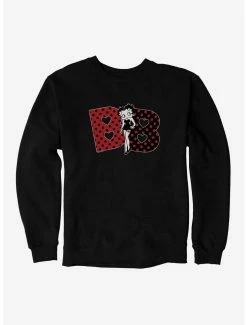 Cartoons Betty Boop Polka Dot Initials Sweatshirt
