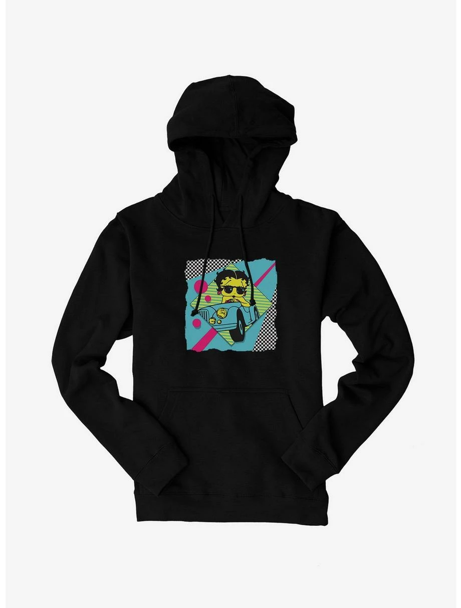 Cartoons Betty Boop Driving Retro Hoodie 3 Cartoons Betty Boop Driving Retro Hoodie