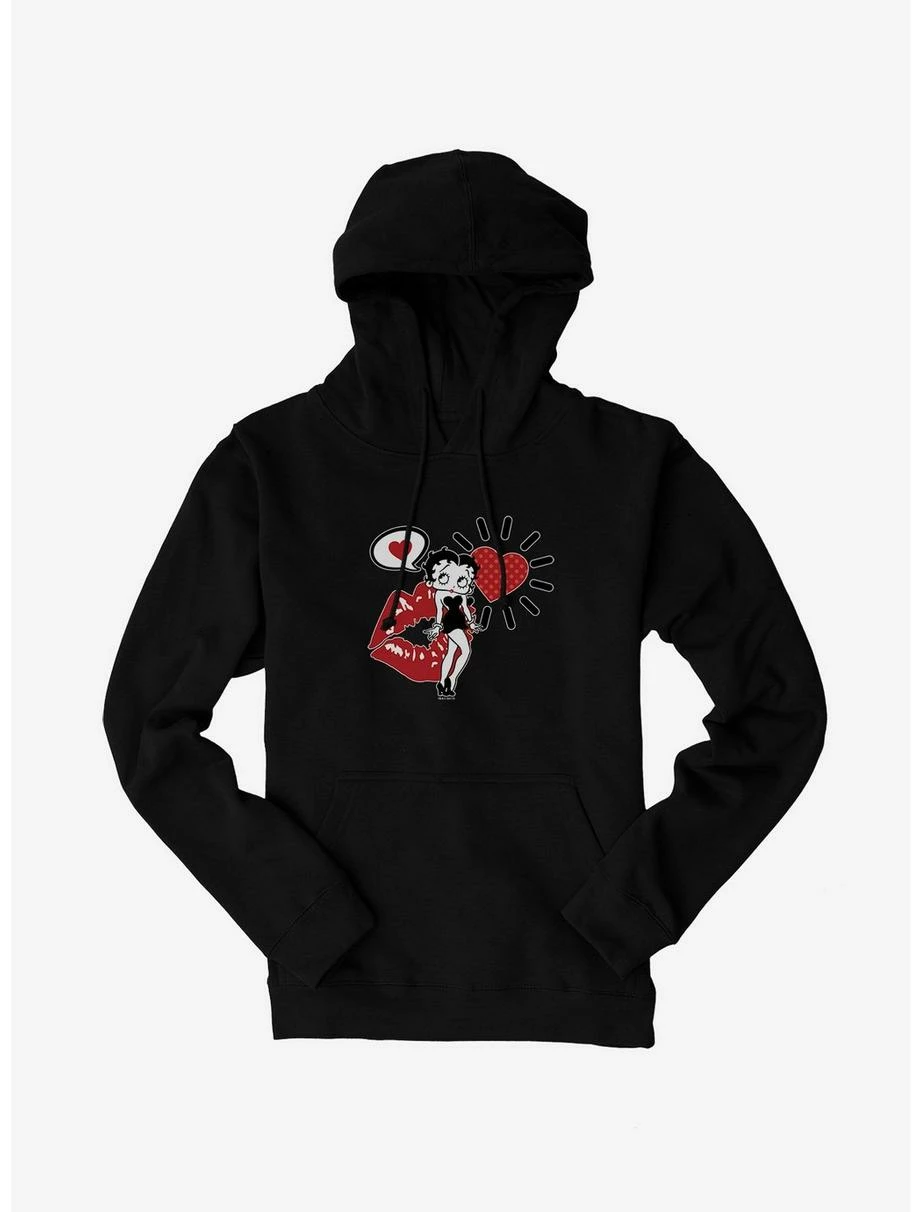 Cartoons Betty Boop Love On The Brain Hoodie 3 Cartoons Betty Boop Love On The Brain Hoodie